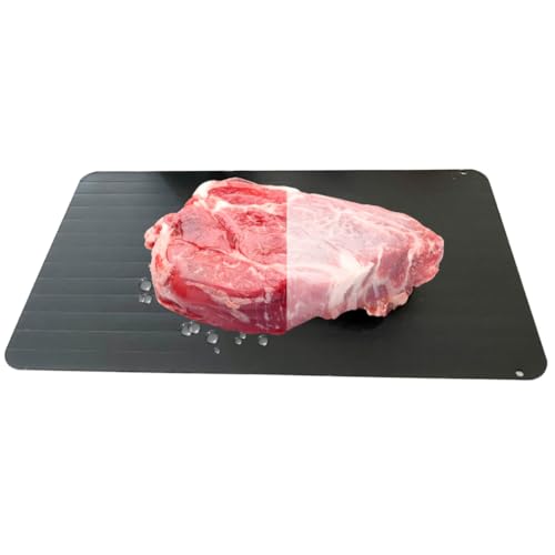 Evelots Quick Defrosting Tray/Plate for Frozen Meat - Miracle Thawing Mat Works Naturally - Keep Original Flavor - Non Stick - No Microwave or Electricity