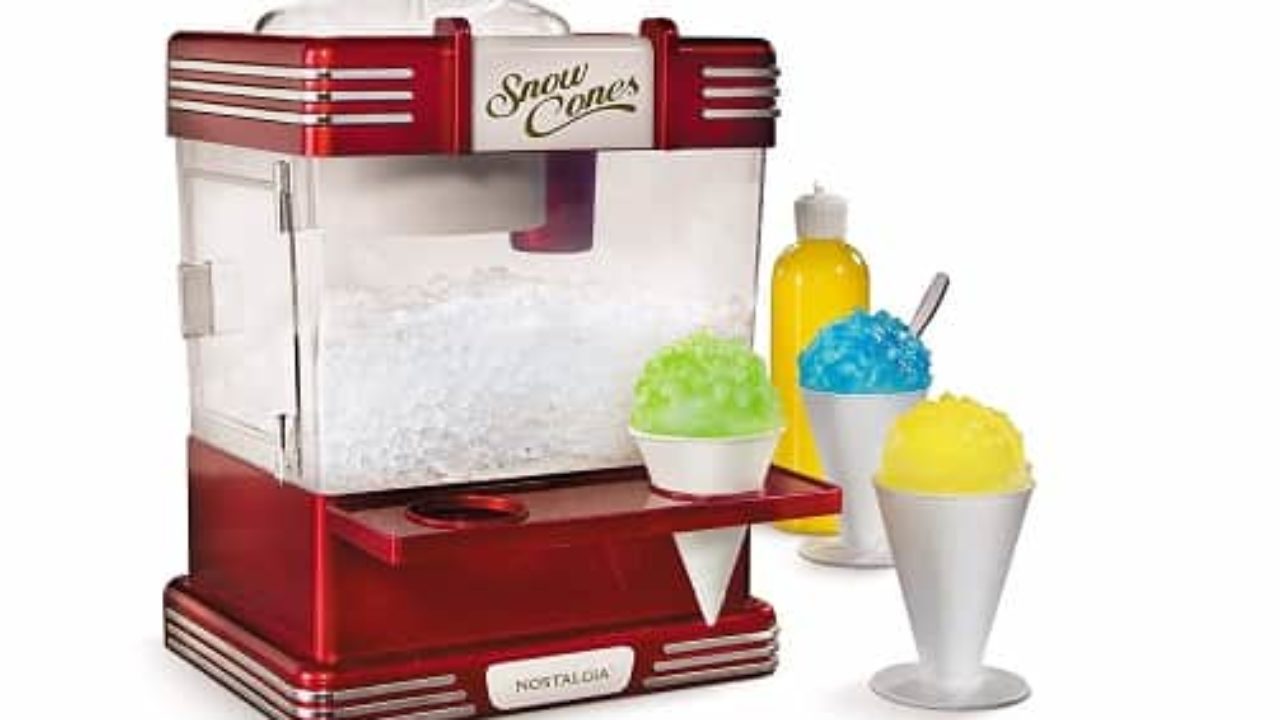Kitchen And Dining Small Appliances Cuisinart Scm 10 Snow Cone Maker Red Shaved Ice Machines